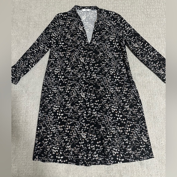 Mango black dress (floral) - Picture 2 of 3